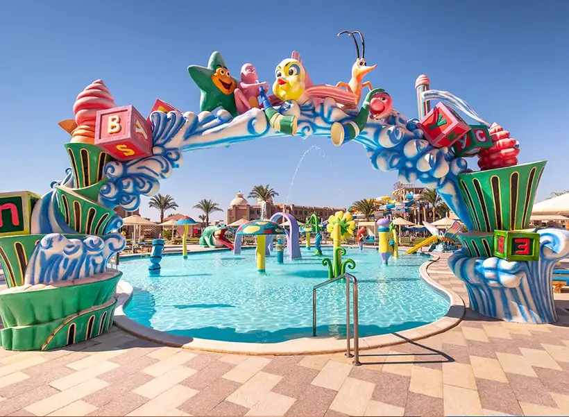 Pickalbatros Aqua Blu Resort Hurghada zwembad voor kids