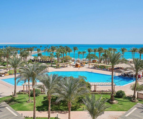 Hotel Continental Hurghada uitzicht op zee